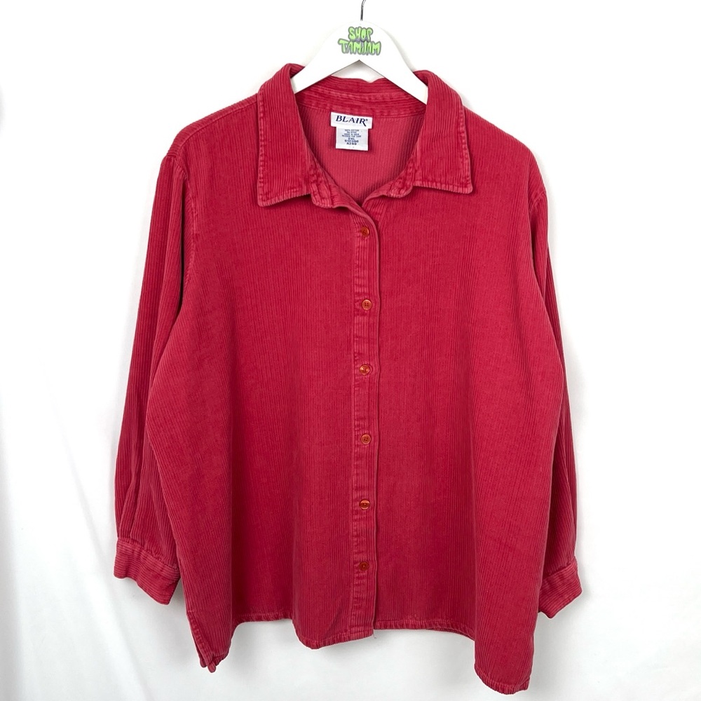 Vintage Corduroy Button Down Shirt